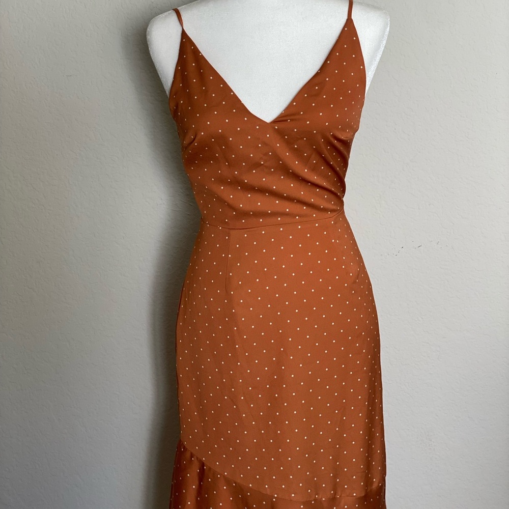 silk midi dress
